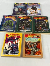 American Chillers book lot - 7 books - 2 signed