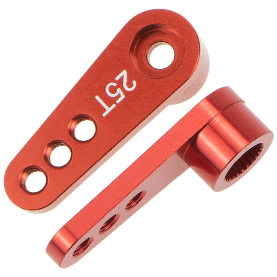 2pcs 25T Steering Servo Horn Arm for Futaba HSP HPI Wltoys RC 1:8 1:10 Car/Boat - Image 2 of 4