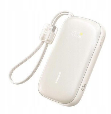 6932172692513 Powerbank Baseus EnerFill FC21 20000 mAh 22,5 W USB-A USB-C beżowy