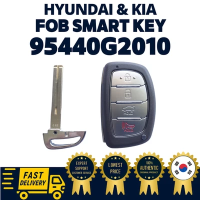Original OEM Hyundai Kia FOB Smart Key Blanking Key 95440G2010 Ioniq... - Imagen 1 de 2
