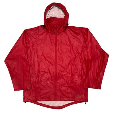 Helly Hansen Voss Polyester Waterproof Mens Hooded Rain Jacket Large Red
