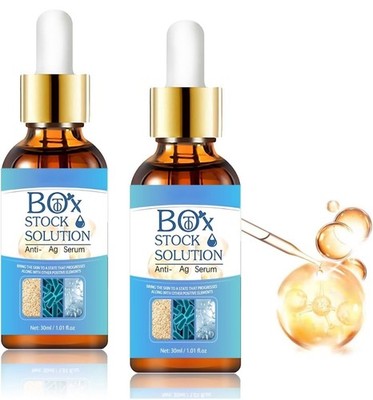 2Box Stock Solution Facial Serum Box Suitable Skincare Serum for Women 30ml X2
