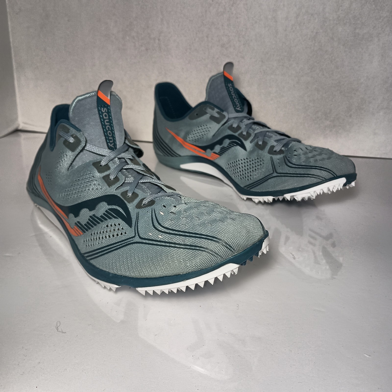 Size 10.5 - Saucony Endorphin 3 Men's Track Shoes S29070-2 W/ Spikes & Tool thumbnail 20