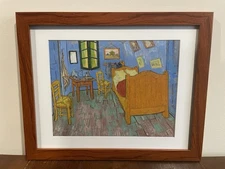 Vincent Van Gogh Bedroom Framed Print 12x15 Post Impressionist Famous Art Wall