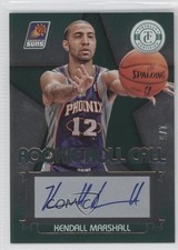 2012 Totally Certified Rookie Roll Call Green 1/5 Kendall Marshall #28 Auto 9ih