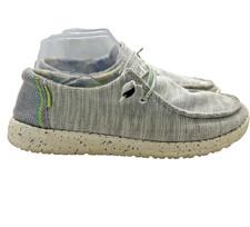 Hey Dude Wendy Stretch Pearl River Grey Slip On Women's Shoes Size 7 US Comfort