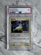2011 POKEMON CALL OF LEGENDS PRERELEASE-STAFF #33 SNORLAX-HOLO PSA 9 on eBay