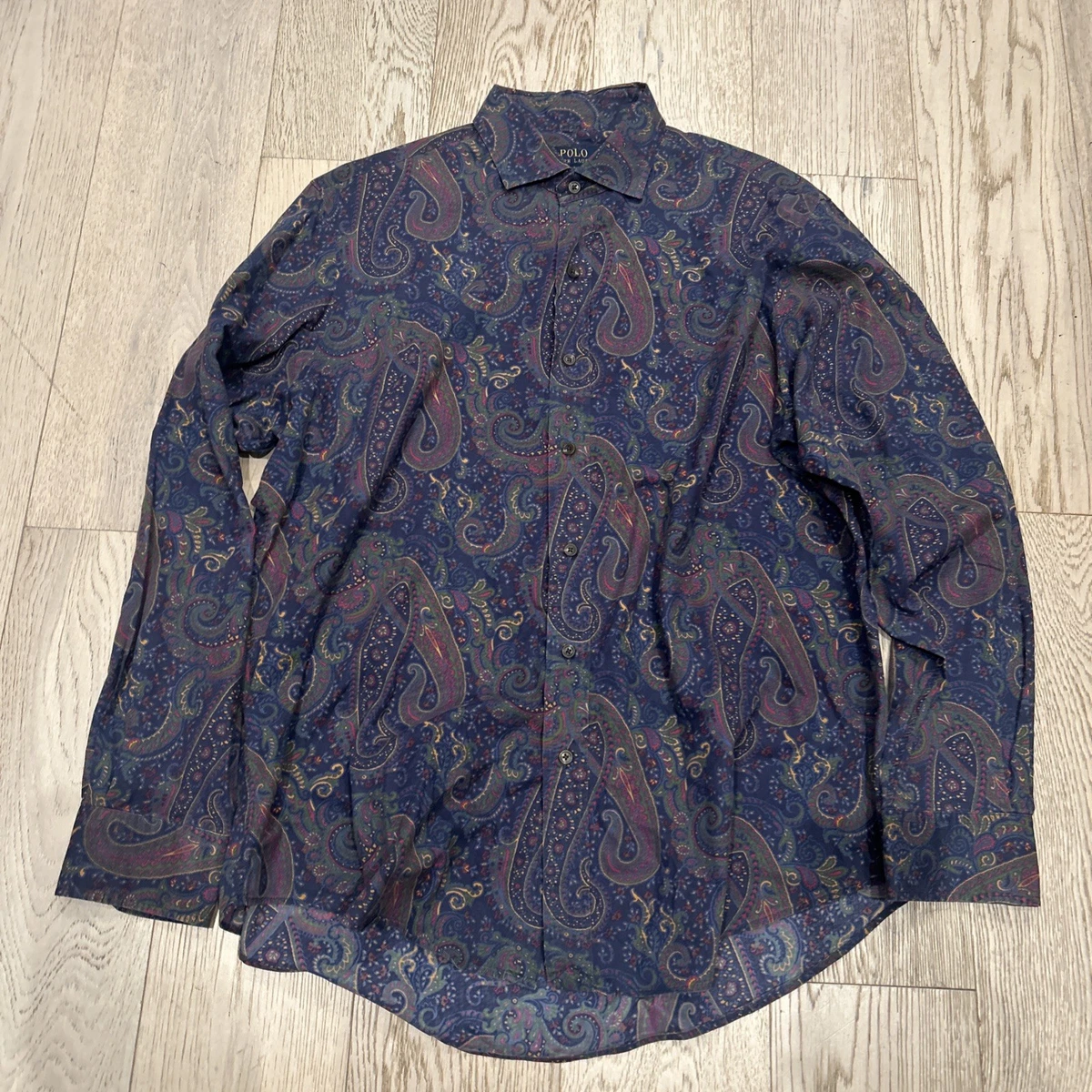 Polo Ralph Lauren Paisley Long Sleeve Casual Button-Down Shirts