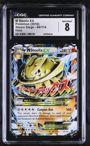 M Steelix-EX graded CGC 8 for sale on eBay