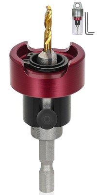 KEENTECH Carbide Tipped 82° Countersink Drill Bit with Depth Stop, ... Fast