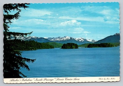 Alaska's Fabulous Inside Passage Scenic Cruise Area Postcard