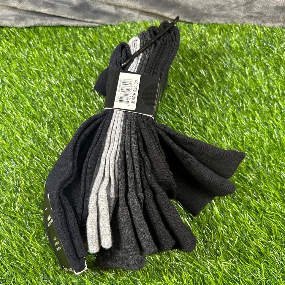 Paquete de 5 calcetines portafolio Perry Ellis mezcla de polialgodón premium para hombre talla 7-12 nuevos con etiquetas Foto 3 de 4