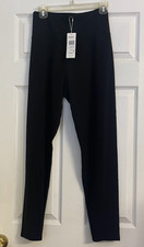 NWT 98 Eileen Fisher Black Tensel Lyocell Hi Waisted Ankle Legging L XL
