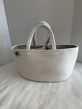 Parker Baby Diaper Caddy Nursery Storage Bin and Car Organizer Extra Large