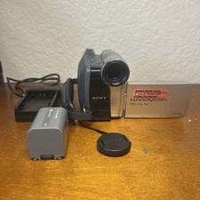 Sony Handycam DCR-HC26 Mini Dv Digital Video Camera W/ Aftermarket Charger WORKS