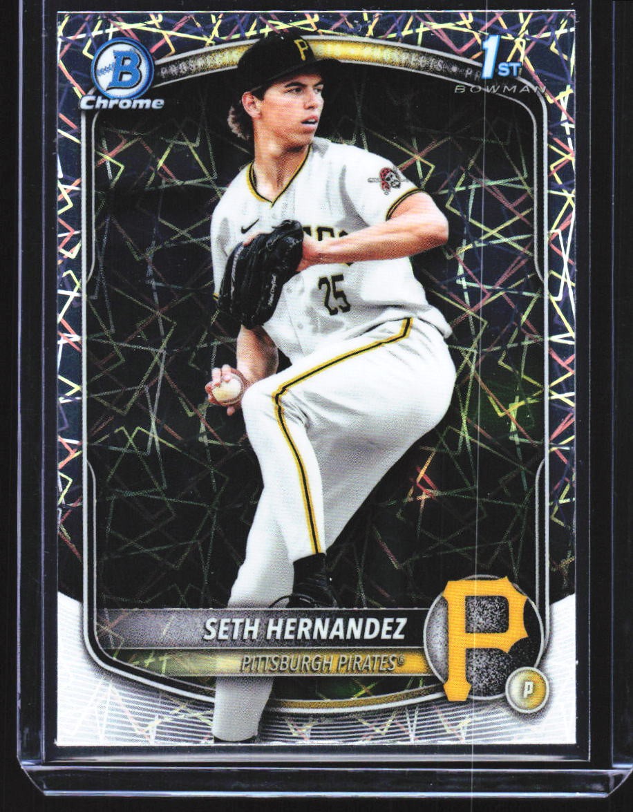 2025 Bowman Draft #BDC-25 Seth Hernandez Chrome Laser Refractor
