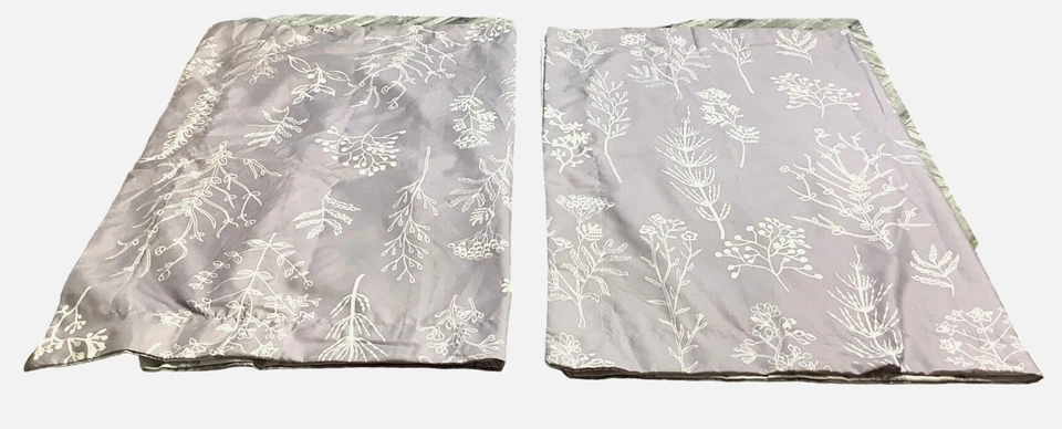 2 Fundas de Almohada Estampado Floral Lavanda y Blanco Estándar 20"x30" Bedsure 2 Caras Foto 2 de 4