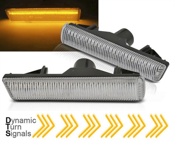 Dynamische LED Seitenblinker Set In Weiß FüR BMW E38 94-01-image
