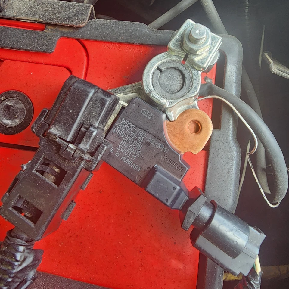 Sensor de corriente de batería ASSY 38920-TR0-A02 para Honda Civic 1,8 L CR-V 2,4 L I4 GAS Foto 2 de 4