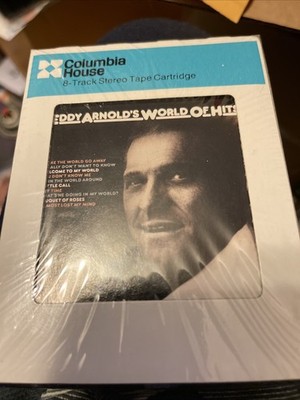 Vintage Eddy Arnolds  World Of Hits  1972-1975 8 Track W/ Sleeve Brand New