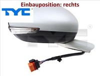 TYC 326-0109 AußEnspiegel Rechts Spiegel AußEn FüR Peugeot