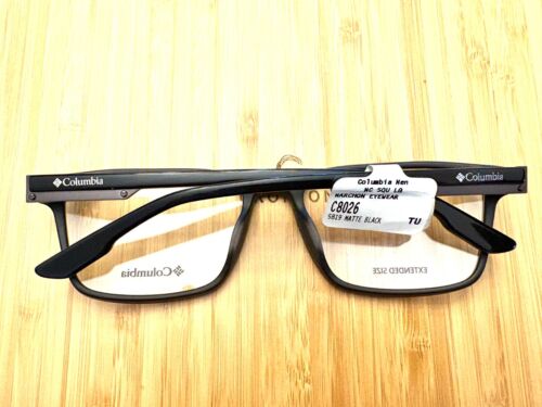 Columbia Eyeglasses C8026 002 Black/Grey 58-19-150 with Case - Picture 3 of 4