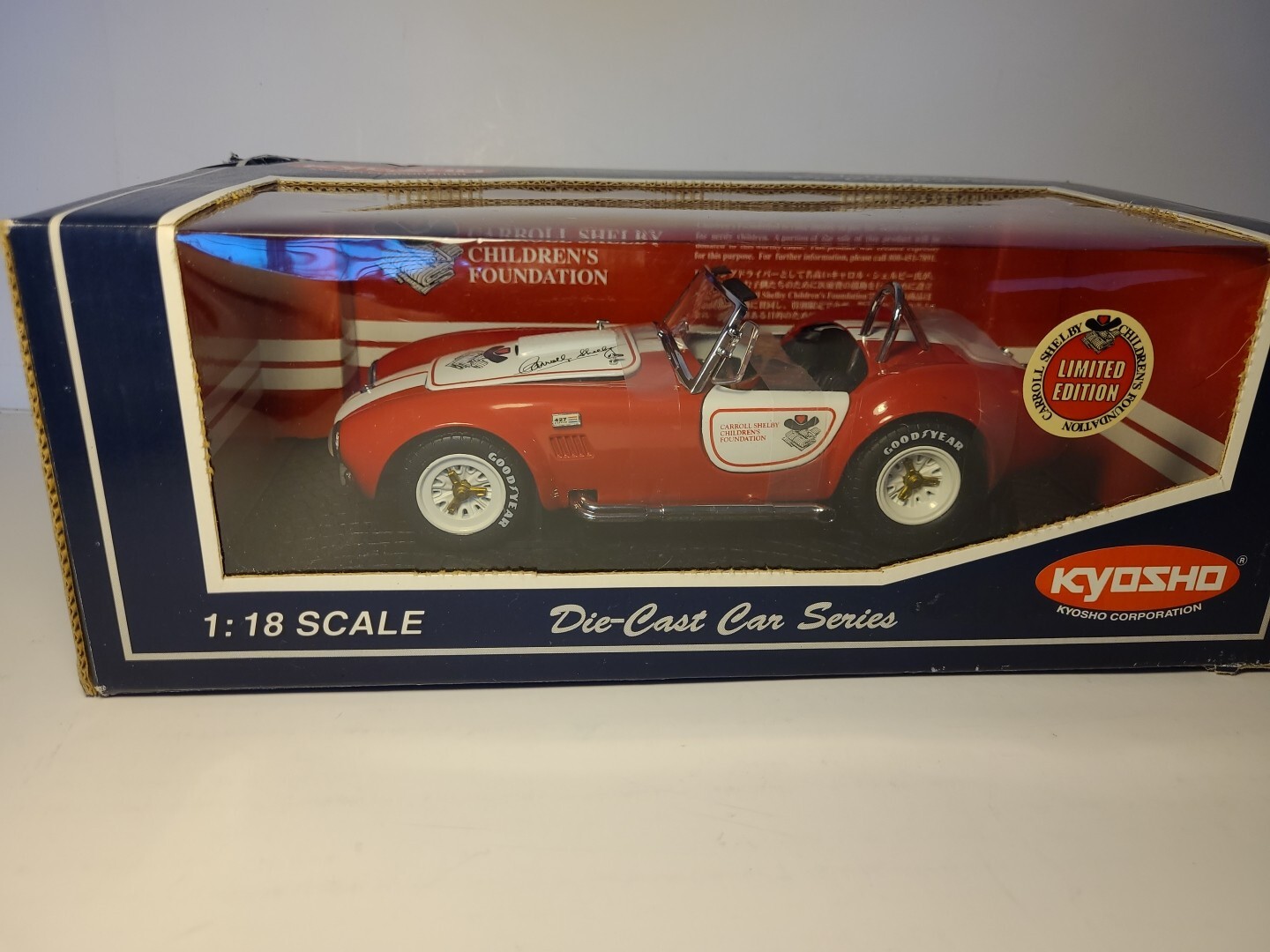 【レア】Kyosho 1:18 Shelby Cobra 427 S/C Amazon | 京商オリジナル 1/18 シェルビー コブラ 427 S/C (クローム