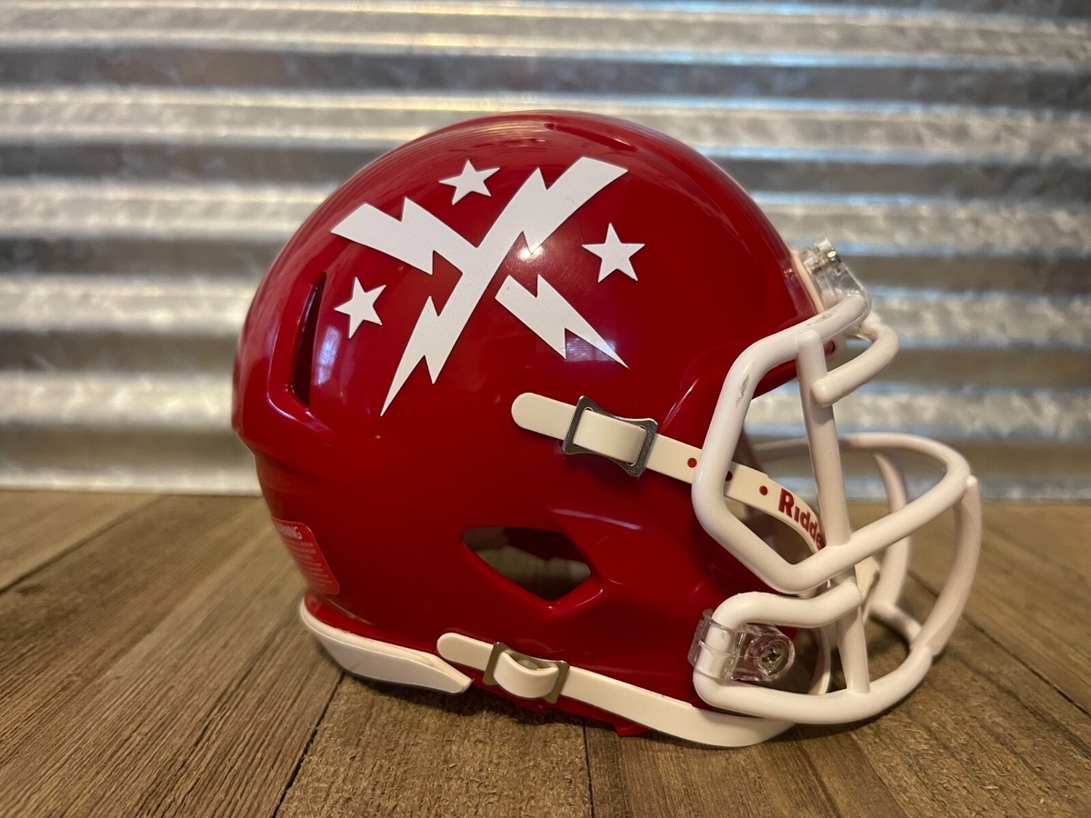 2020 XFL DC Defenders Speed Mini Helmet