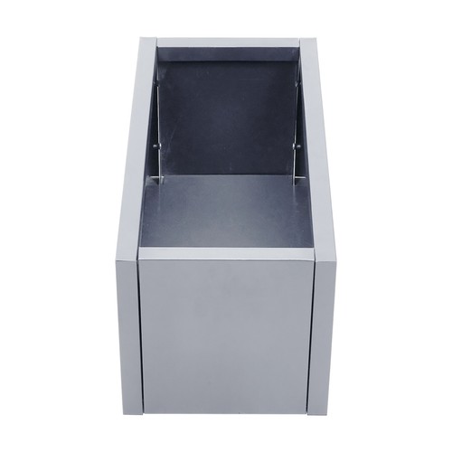 Zinc Galvanised Steel Trough Planter Plant Pot Outdoor Balcony Box Drainage Hole - Picture 17 of 57