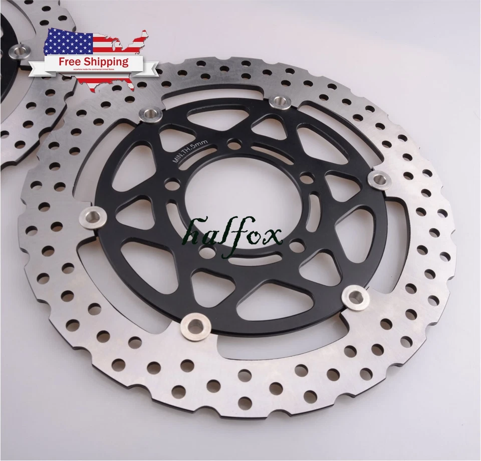 Rotor de disco de freno delantero estadounidense para Kawasaki Ninja ZX6R 05-12 ZX10R 04-07 Ninja 650R Foto 3 de 4