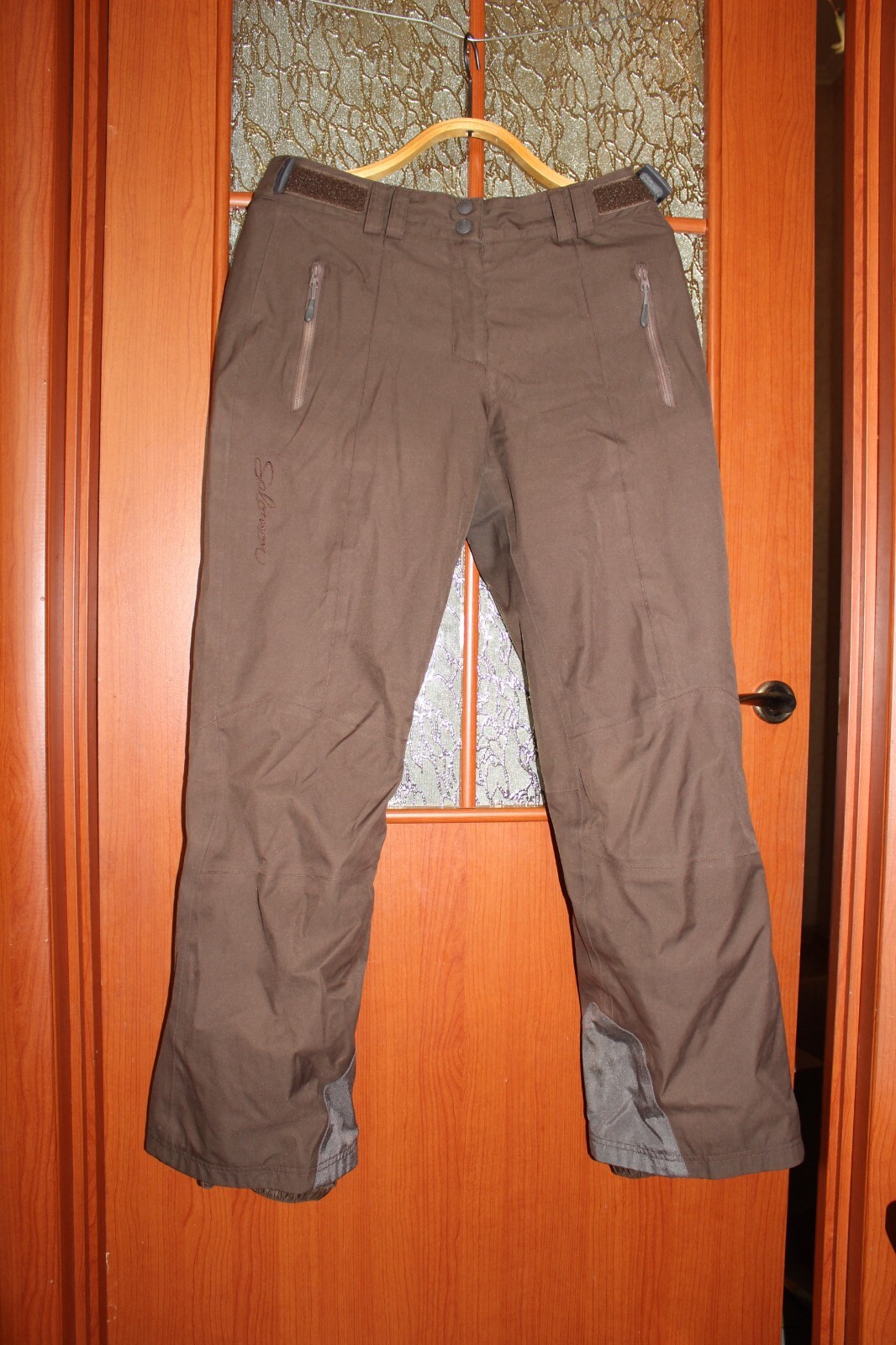Pantaloni da sci snowboard Salomon marrone vintage taglia M L
