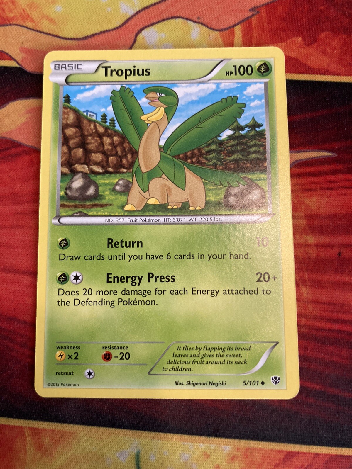 Pokemon Plasma Blast Tropius 5/101 Uncommon NM-non Holo