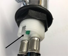 Reich Mixer Tap Green Locking Pin Peg for Tap Tails Caravan or Motorhome - RTP1