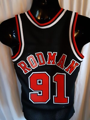 Chicago Bulls Rodman #91 Men's Mitchell & Ness Swingman
