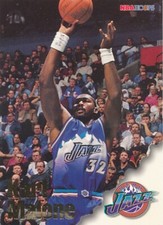 Karl Malone 1996-97 NBA Hoops #244 Utah Jazz Basketball Card
