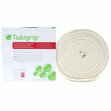 Molnlycke Tubigrip 1437 Size D Natural Color Elasticated Tubular Bandage 10M