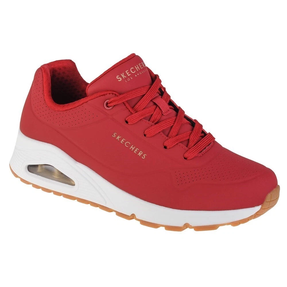 All red 2025 skechers
