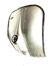 NECO ABRUZZI 50 AND 125 65 MODEL METALLIC SILVER LEG SHIELD WITH CHROME TRIM