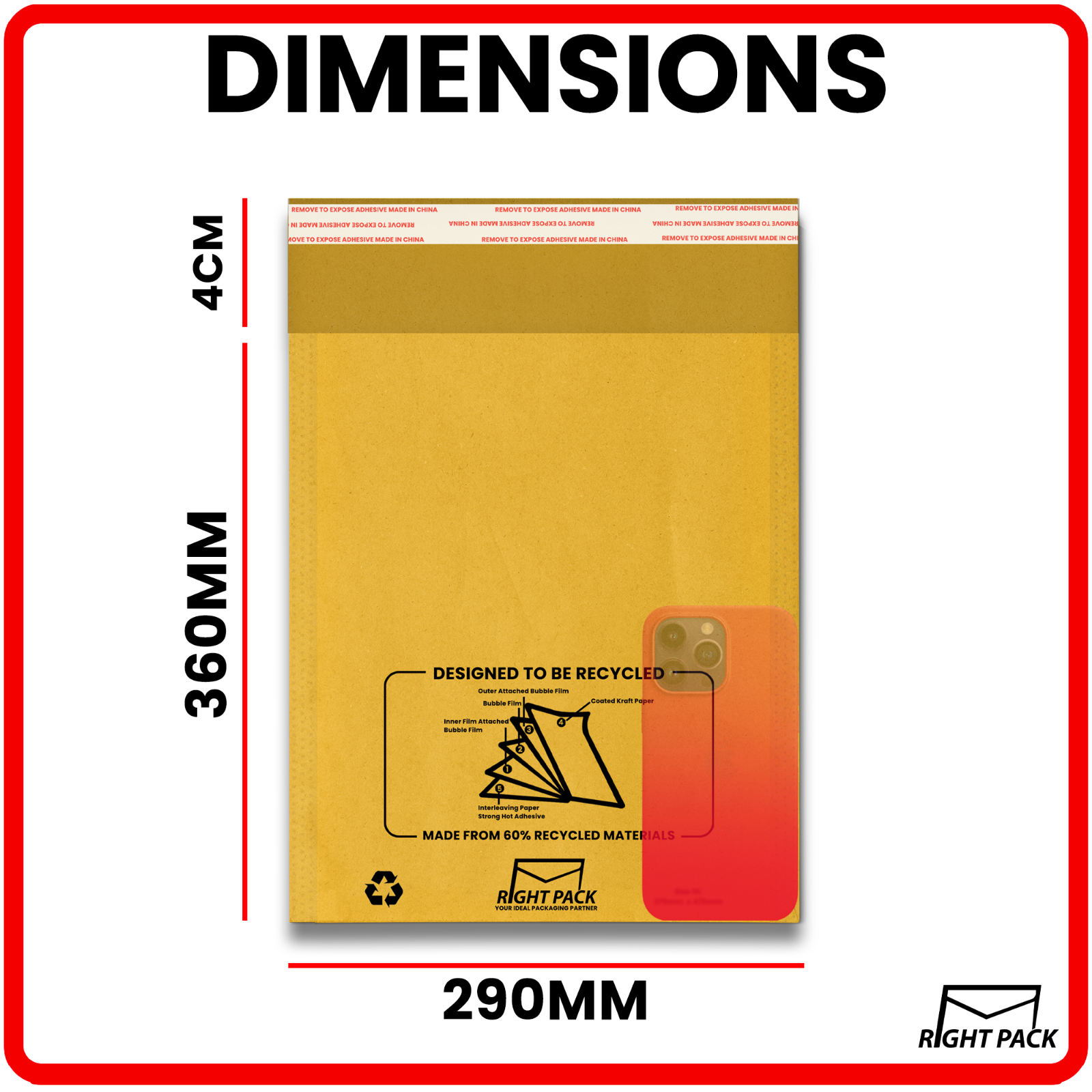 GOLD PADDED BUBBLE ENVELOPES BAGS POSTAL WRAP ALL SIZES VARIOUS