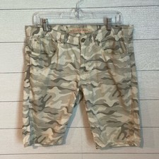 Williamsburg Garment Co. Camo Shorts GRAND ST. Sz 32 Made in USA 100% Cotton