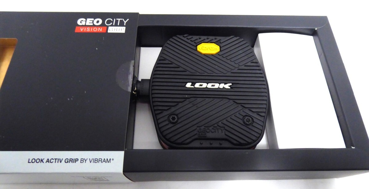 Look Bicycle Geo City Black Flat Pedal Vision Grip for sale online