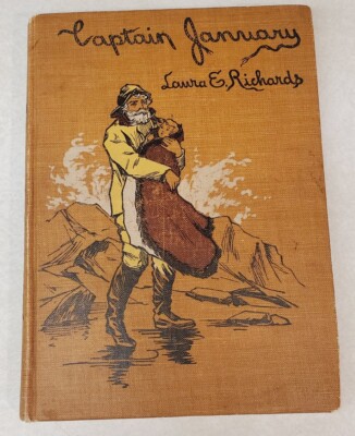Captain January by Laura E. Richards 1902 Colonial Press HC Antique Book