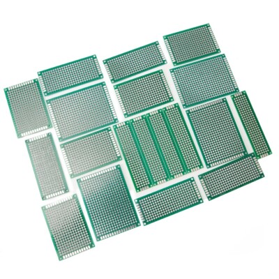 1 Set PCB Protoboard Kreislauf Platte Stripboard 2X8 3X7 4X6 5X7 Hochwertig