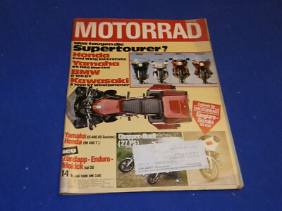 Motorrad 14/80, BMW R 100 RT, Yamaha XS 1100 Martini, Honda Gold Wing Interstate