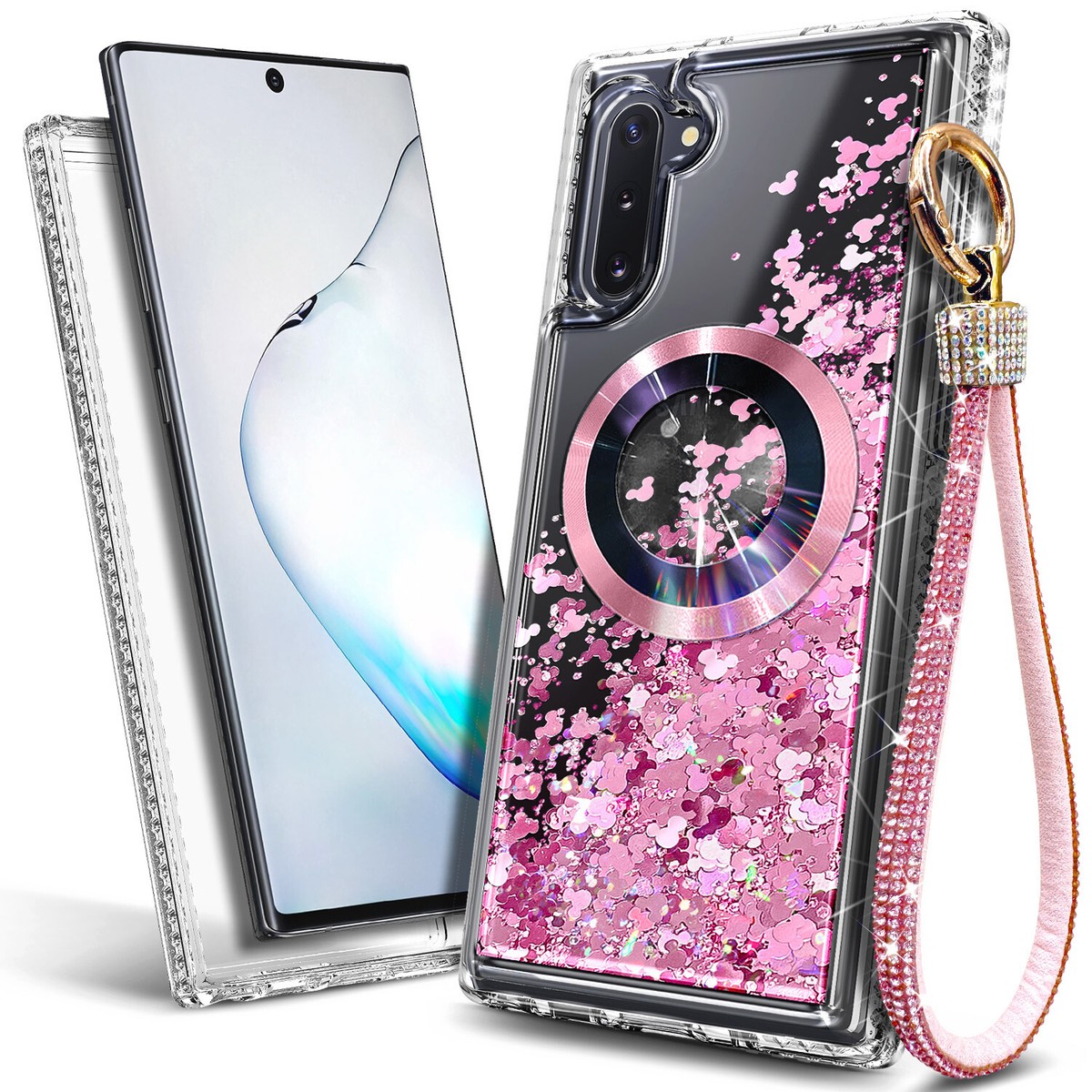 For Samsung Galaxy Note 10 / Note 10+ Plus Liquid Glitter MagSafe