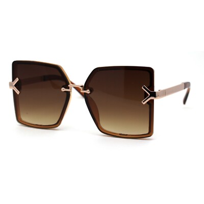 Womens 90s Elegant Chic Fashion Mod Minimal Fashion Sunglasses