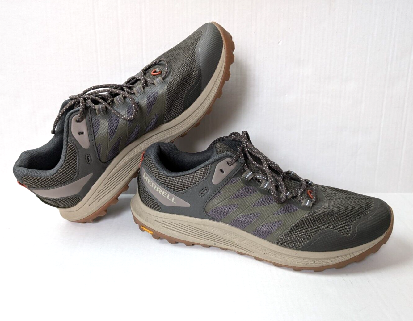 Scarpe da trekking Merrell Nova 3 uomo taglia 12 oliva sneakers J067609 Vibram