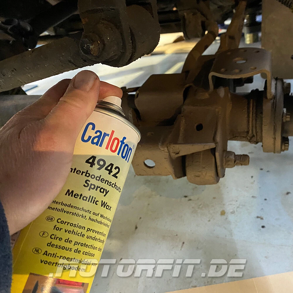 Carlofon 4942 Unterbodenschutz 500 ml Spray Metallic Wax 