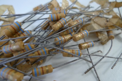 Resistor Carbon Vintage Philips 670 Ohm x5 - Picture 8 of 22