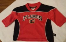 Calgary Flames Hockey Jersey Sweater NHL 12M Toddler EC